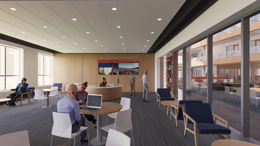 新戴森中心的就业服务中心, 由安行为 Architects提供, 现为Annum建筑事务所